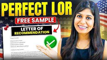 How to write the PERFECT Letter of Recommendation (with FREE SAMPLE) 🤯🔥 for Studying Abroad