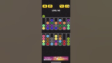 Ball sort puzzle level 143