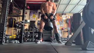 Power Pin Swings Against Band