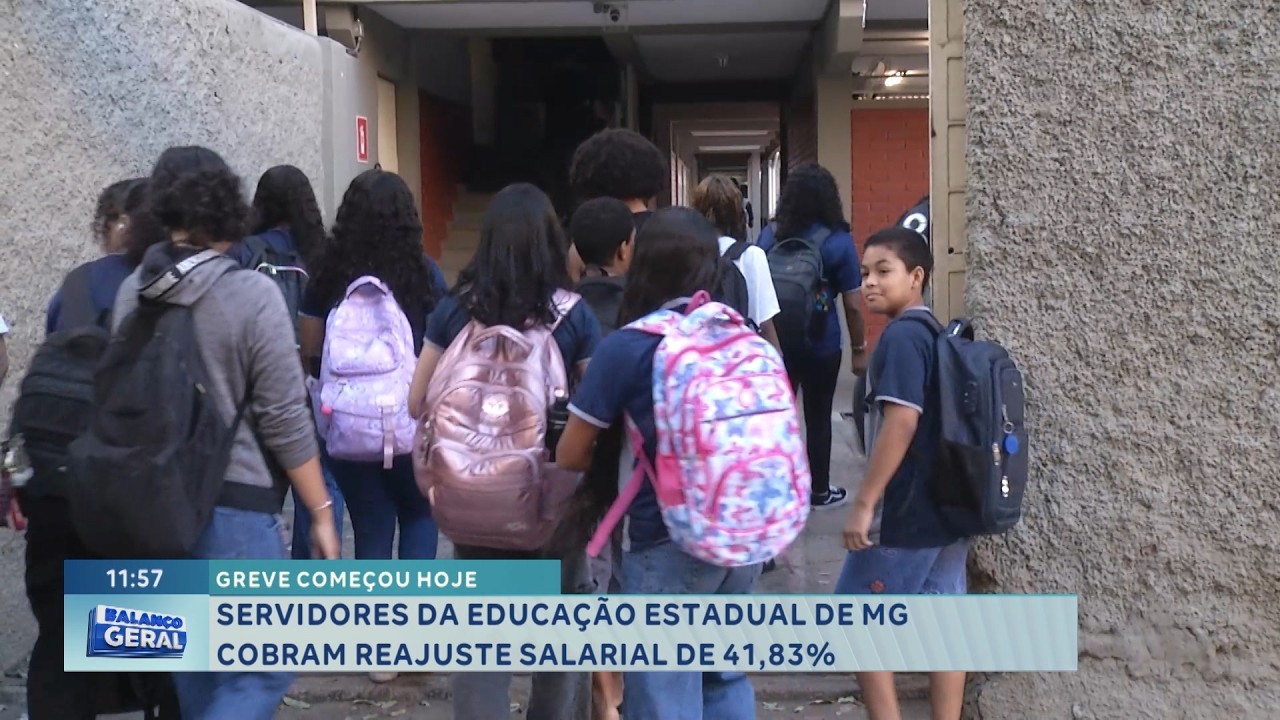 Minas Gerais: Servidores da educação entram em greve por reajuste