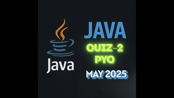 Programming Concepts using Java || Quiz-2 PYQ || MAY 2025 || Diploma Level || IIT Madras BS Degree