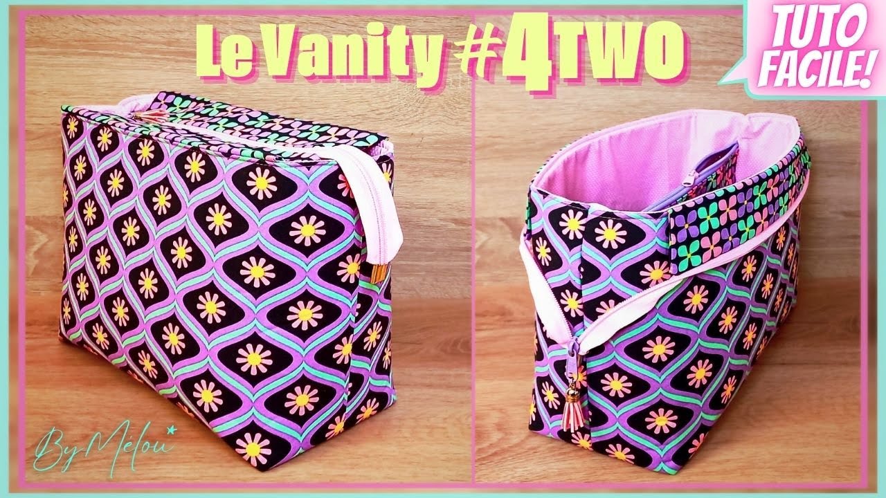 🎀 ПРОСТОЙ ИНСТРУКЦИЯ #DIY 🎀 Пошаговое руководство по шитью косметички #4TWO #ByMélou 🥰