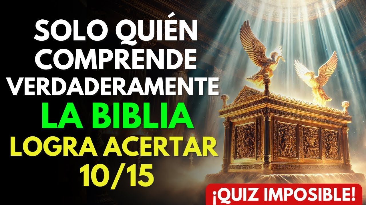15 Preguntas Sagradas  DEL ANTIGUO TESTAMENTO Que Separan a los VERDADEROS Creyentes! 📖🔥