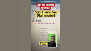 CSIR NET General aptitude ques asked in shift 1 || Csir net general aptitude PYQ ||  Shanu Arora