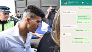 Abuso sexual en Vélez: Se conocieron los chats que Sebastián Sosa con su esposa Resimi