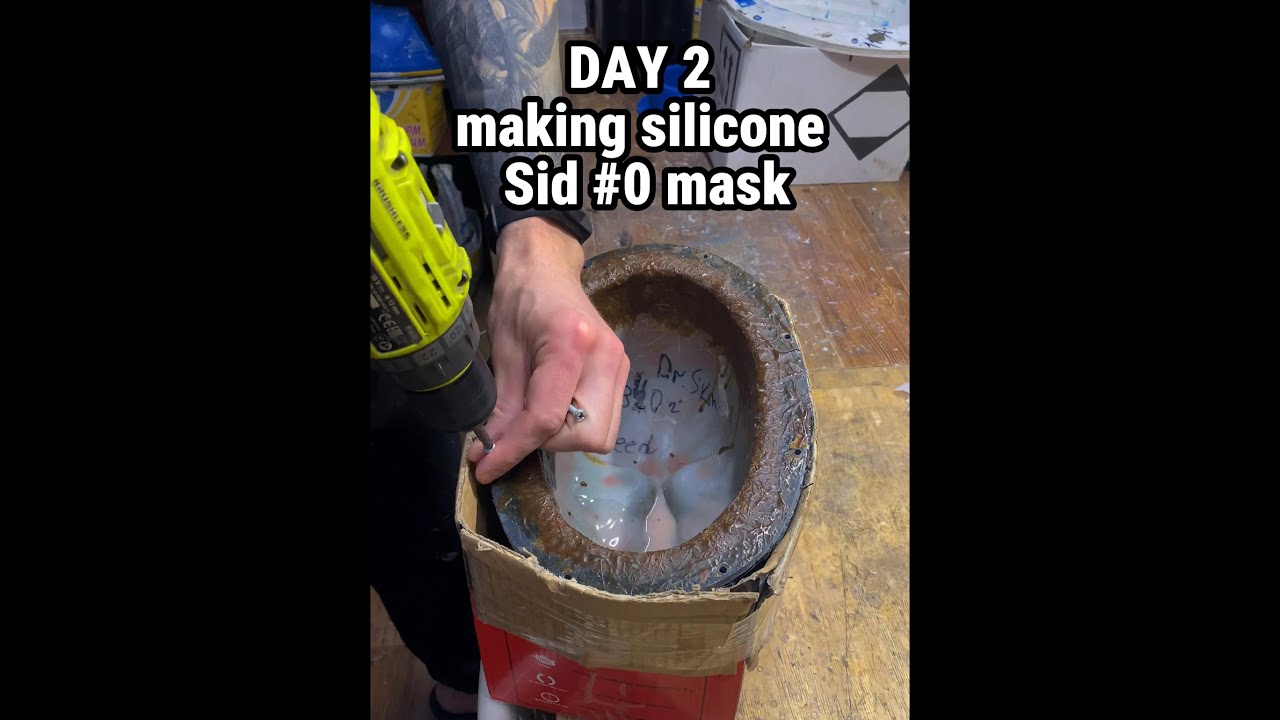 Silicone mask How to create. Day 2 