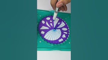 Watch This Design Come to Life! #asmr #art #spirograph #shorts #2025 #usa #satisfyingart #subscribe