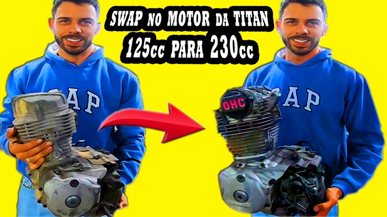 Montamos o MOTOR da TITAN com 230cc -  PROJETO MINI CRF
