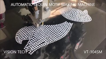 Automatic hotfix sequin motif machine(VT-104SM)