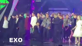 EXO & BTS Over Expression At Ending KBS Gayo Daechukje 2018