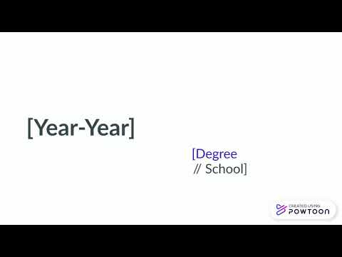 Video Timeline Resume