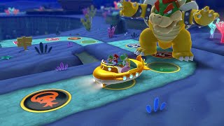 Mario Party 10 Bowser Party #943 Yoshi, Mario, Luigi, Peach Whimsical Waters Master Difficulty