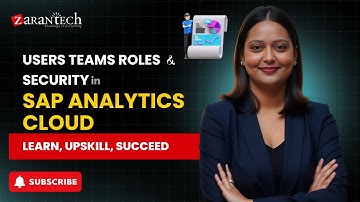 Users Teams Roles and Security in SAP Analytics Cloud | ZaranTech