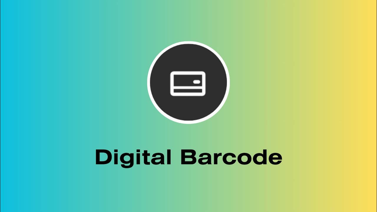 Digital Bar Code | 📱 - YouTube
