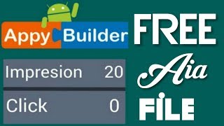 Impression and Click Count | impression and  click counter aia file | App Creator