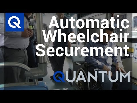 Q'Straint : On Board with the QUANTUM - Automatic Wheelchair Securement - video from Q'STRAINT