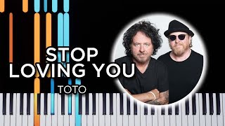 Stop Loving You (Toto) - Piano Tutorial