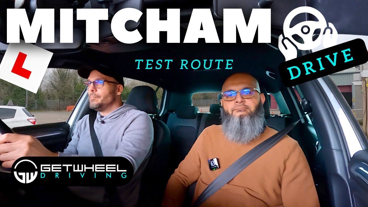 I drive a MITCHAM driving test route with Miz
