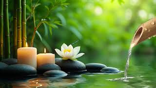 Relaxing Music Relieves Stress 🍃 Bamboo Water Fountain, Nature Sounds, Meditation Music, Water Sound screenshot 3