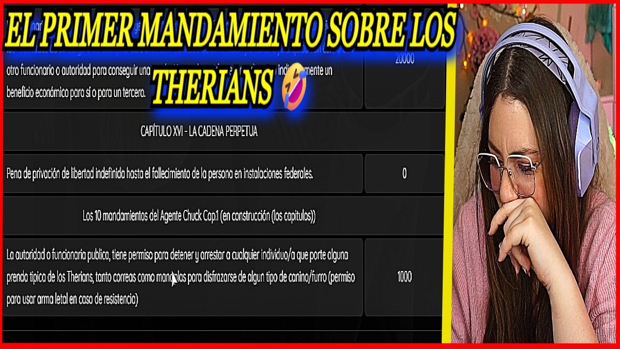 LANA ROBINSON (CAROLINAKELSEN ) REACCIONA A LOS MANDAMIENTOS DEL AGENTE CHUCK 🤣