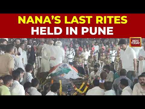 Veteran Actor Nana Patekar's Last Rites Performed In Pune With State Honours; Huge Crowd Gathered