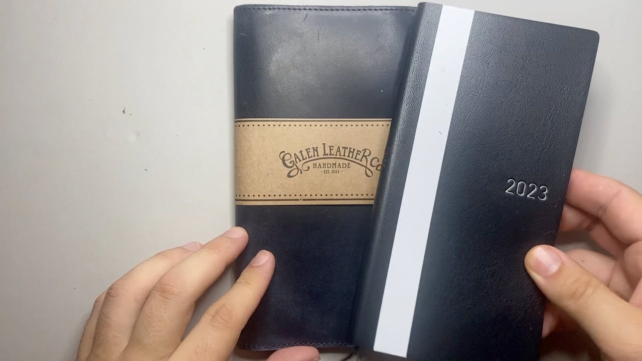 Galen Leather Slim Hobonichi Weeks Planner Cover- Undyed Leather