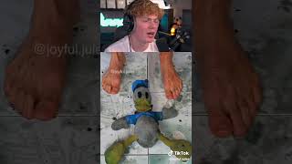 Cleaning Donald Duck - Scottsreality