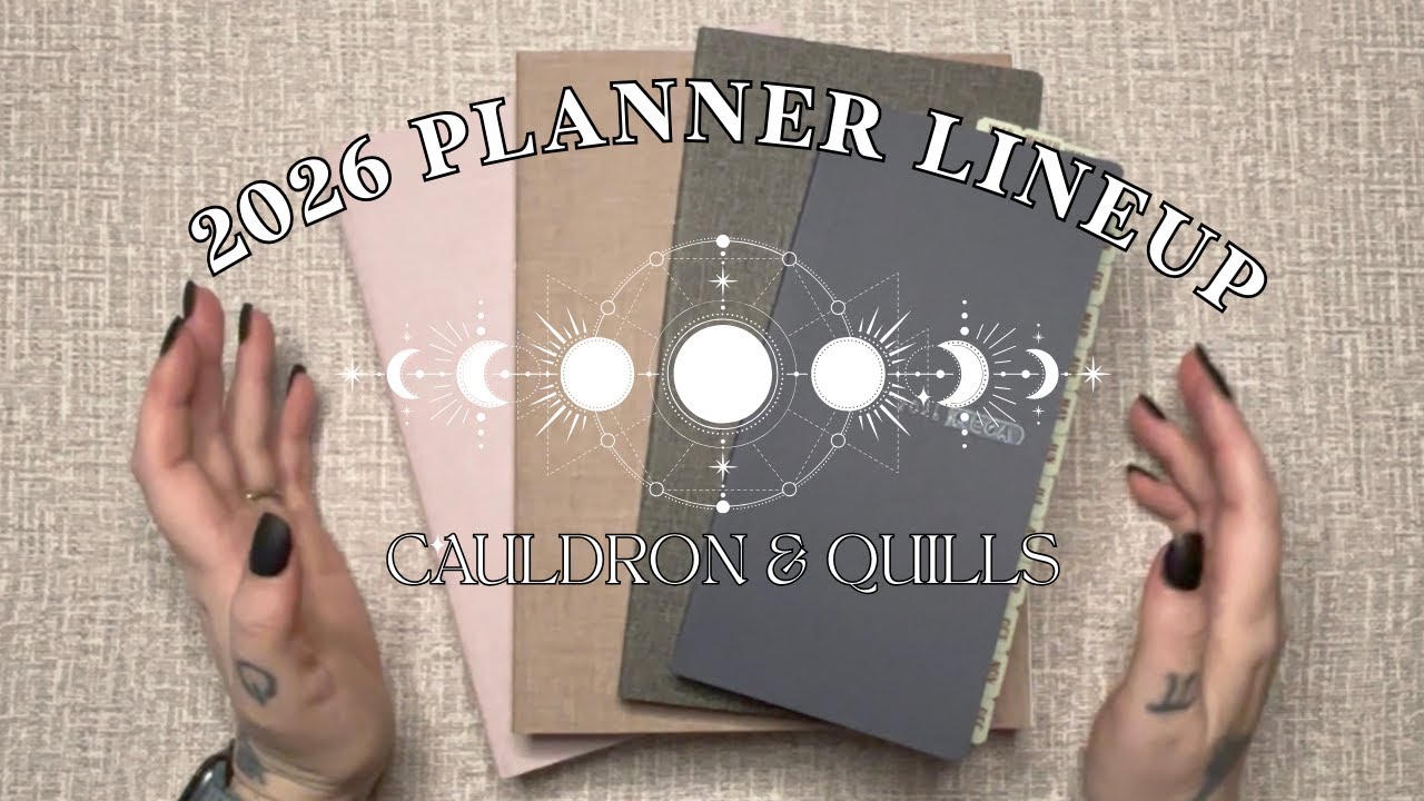 2026 Planner Lineup Reveal | All the Notebooks & Journals I’m Using | My First Video