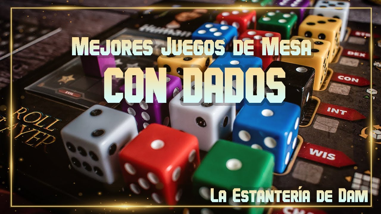 Tejido trimestre portátil Los MEJORES JUEGOS DE MESA con DADOS - La Estantería de Dam #3 | Mis 100 Juegos  de Mesa FAVORITOS - YouTube