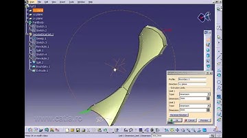 Surface creation in CATIA v5