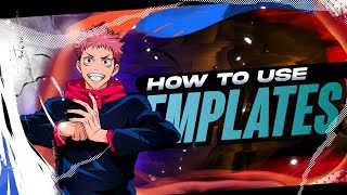 How to use templates in alight motion||Tutorial video screenshot 3