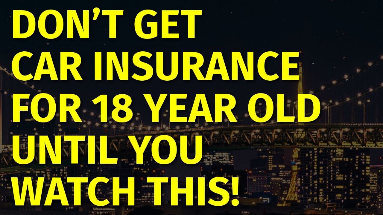 Cheapest Car Insurance for 18 Year Old (2023) YouTube