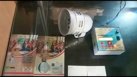 Leo Automatic School Bell Timer and Siren ID 290 Combo working video