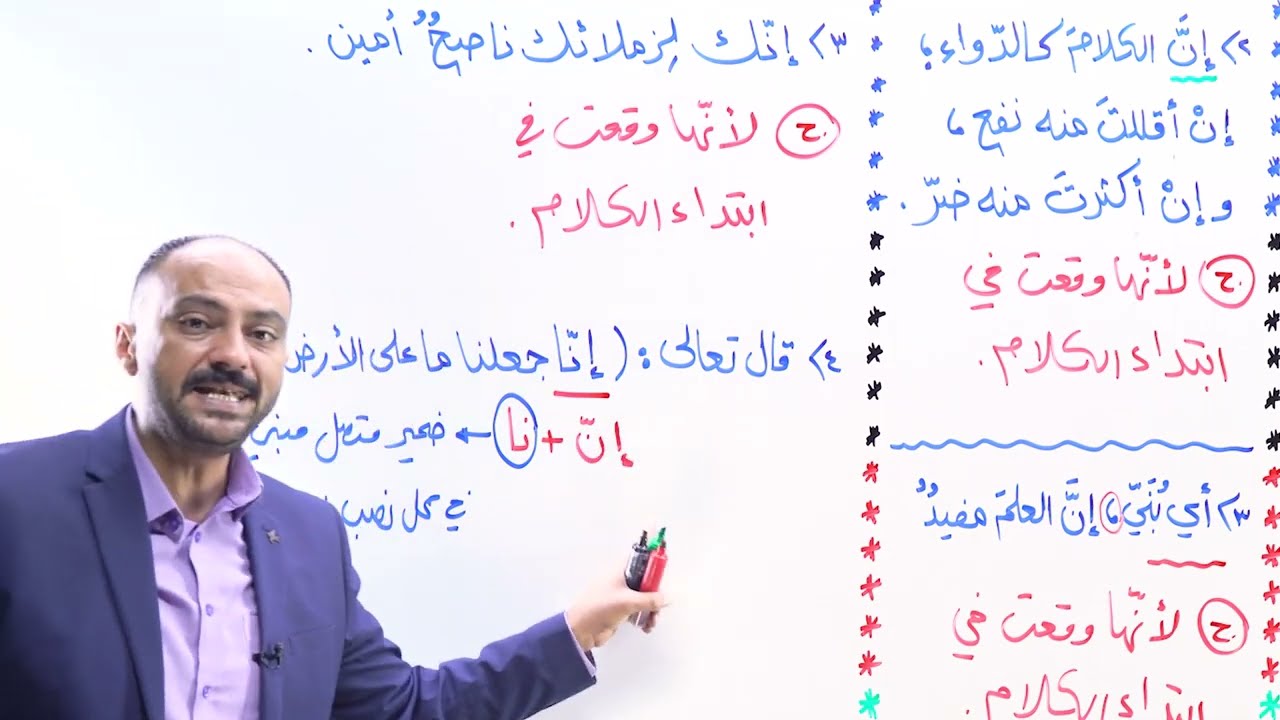 كسر همزة إنّ (ج١) #جيل_2006 د. منذر الدروع