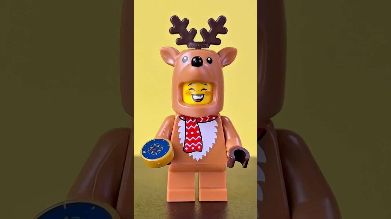 Милая минифигурка оленя, ориентирующаяся по компасу?! 🦌🧭 