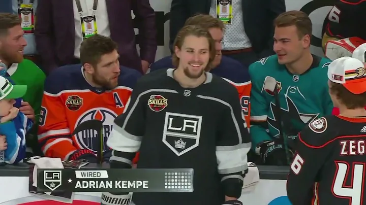 Adrian Kempe mic'd up.