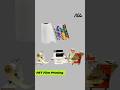 Roll Digital Laser Printer prints on PET Film, affordable short run offset printer.