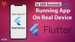 Flutter Tutorial - How To Run App On Real Device & Screen Mirroring Flutter App | 5 Minutes screenshot 3