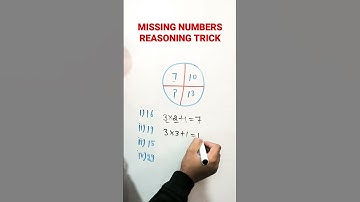 MISSING NUMBERS REASONING SERIES SHORT TRICK| SSC CGL  REASONING CLASSES #shorts