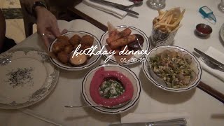 Birthday Dinner Camcorder Vlog Sony Hdr-Cx270