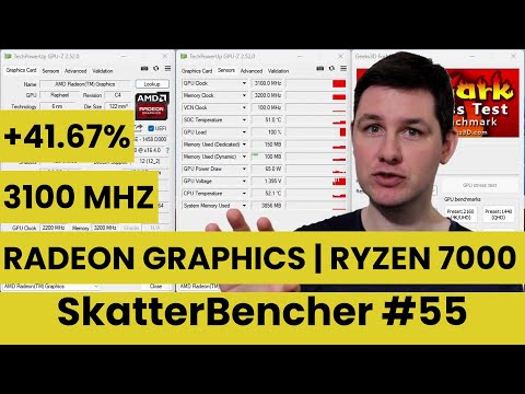 Gráficos AMD Radeon (Ryzen 7000) overclockeados a 3100 MHz con B650E Tachyon |  Banco Patinador #55