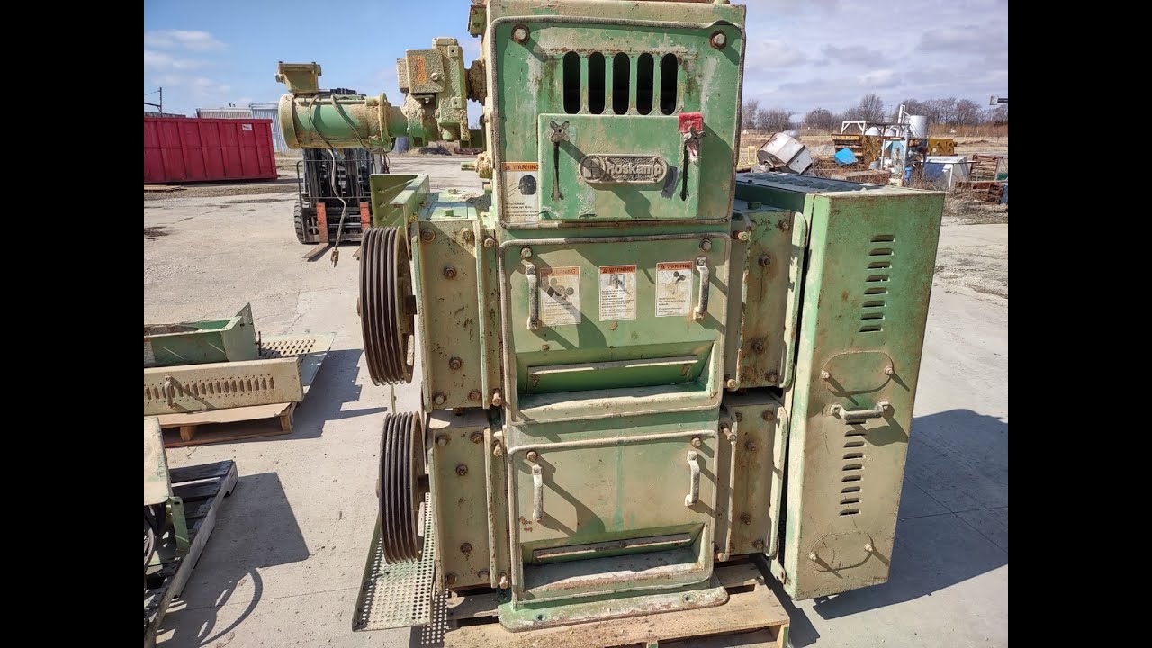 Roskamp Roller Mill Grinder 12X24 Two Pair