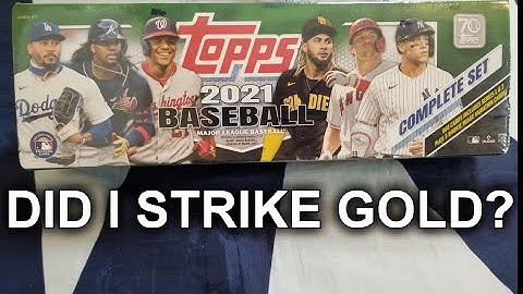 2021 Topps Factory Set! Did I get the 1 of 1? MUST SEE