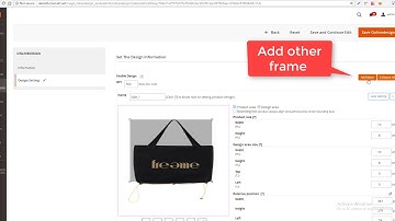 How to use Magento 2 Online Product Designer Extension in Back-end