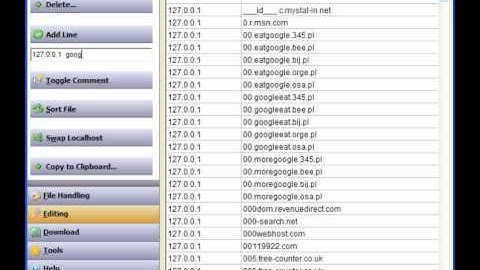 HostsXpert and Hosts Files