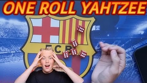 ONE ROLL YAHTZEE!!