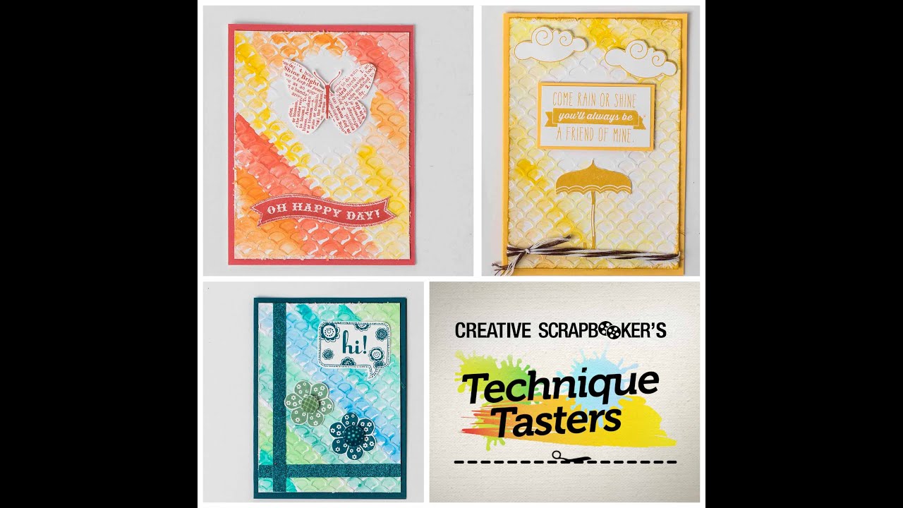 Technique Tasters - Web Show #90: Close To My Heart watercolours