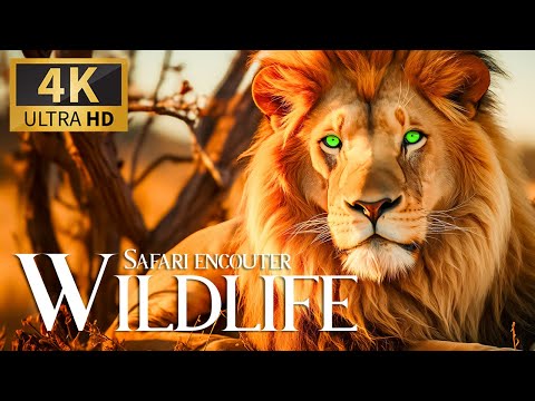 Safari Encouter Wildlife 4K 🐾 Discovery Beautiful Animals Movie with Smooth Relax Piano Music