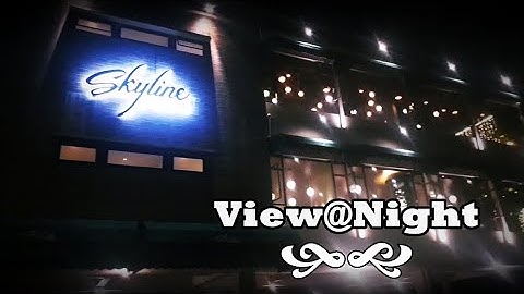 Skyline Bandung view resto at night l ngopi di malam hari