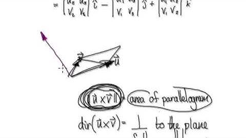 Video 2905 - Cross product - Area of triangle - Practice